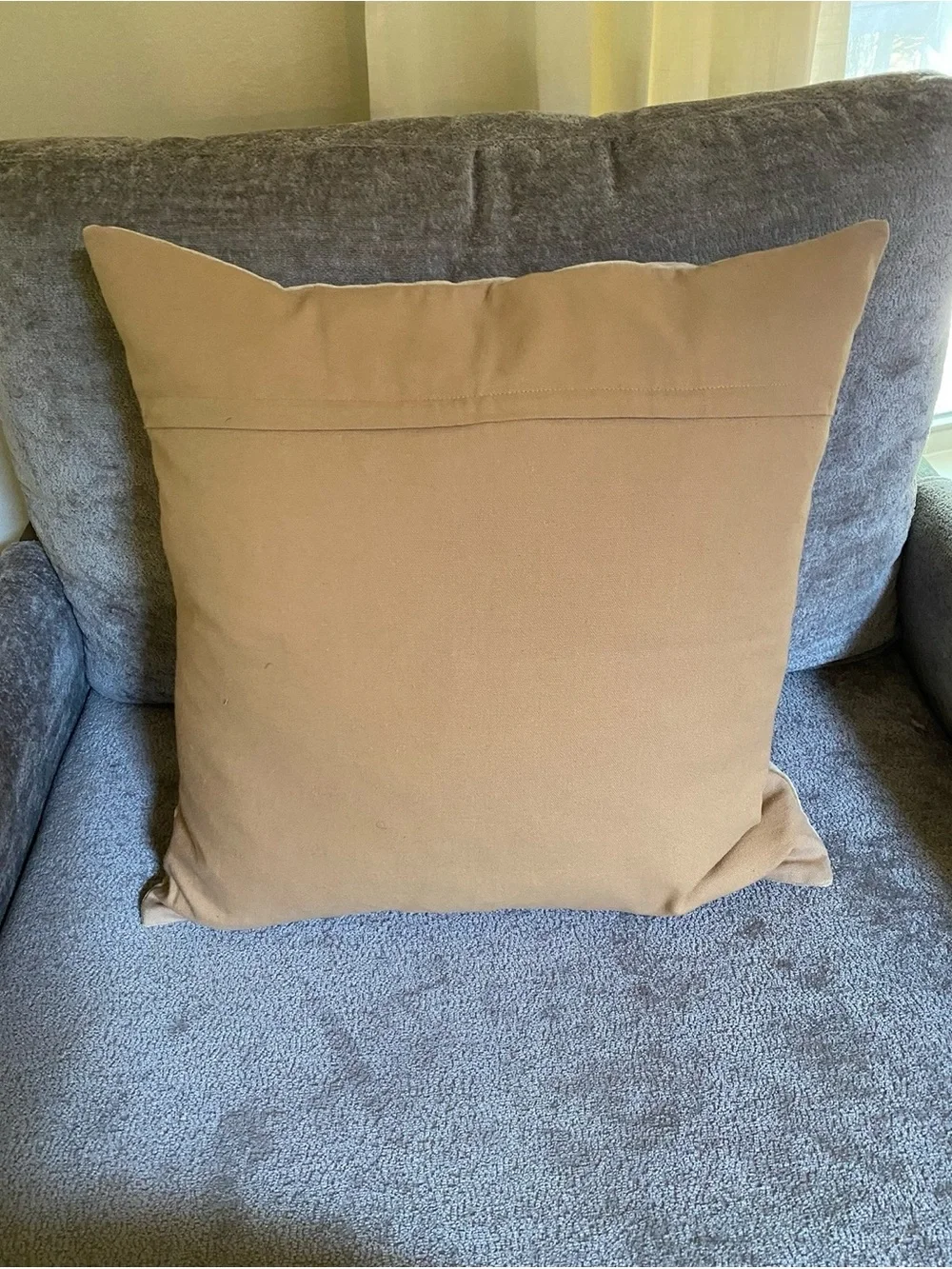 IKEA Duck Feather Velvet Square Mustard Yellow Throw Pillow 12” x 12”